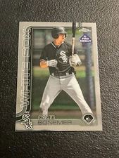 2025 Topps Pro Debut Baseball CHROME PDC-15 Caleb Bonemer, ACL White Sox