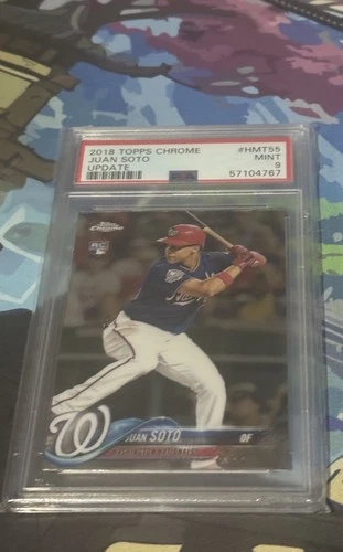 2018 Topps Chrome Update - Juan Soto Rookie PSA 9 Mets