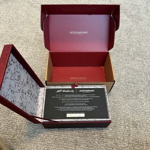 Jacques Marie Mage Gift Box Hard Case Glasses Red Silver Logo 7.75 x 4.5 in Jacques Marie Mage eyeglasses CASE ONLY-Limited Edition-THE  main image 3