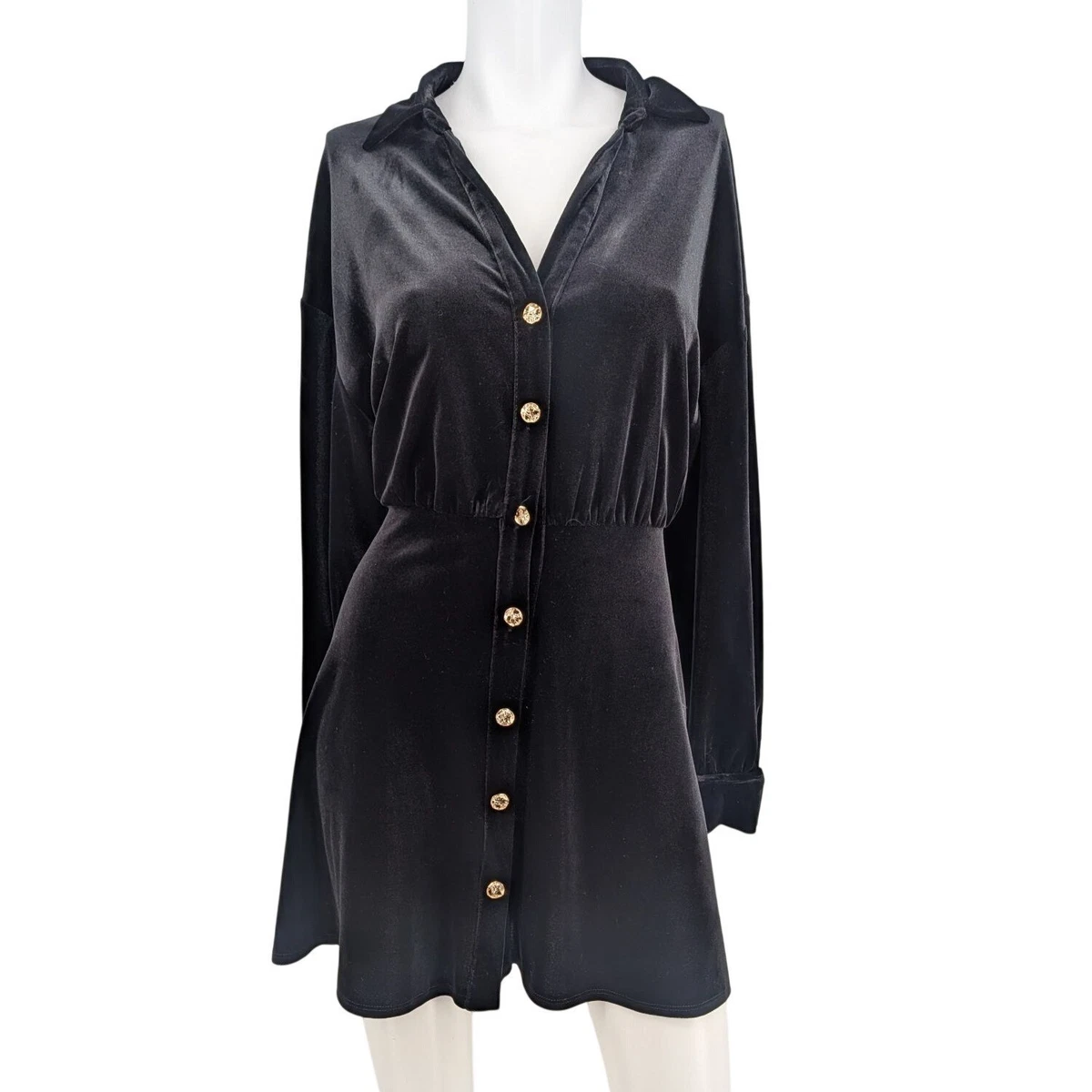 Zara Women's Long Sleeve Velvet Dresses | eBay