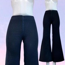 Vintage 90s y2k navy blue bell bottom flared pants