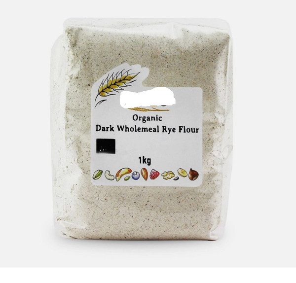 Harina de centeno integral oscura orgánica 850 g envío gratuito