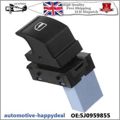Electric Power Window Switch Passenger Side For Skoda Octavia Fabia 5J0959855 - Image 1 of 4
