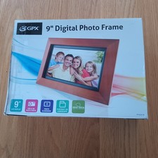GPX 9  Digital Photo Frame TFT LCD Display Slideshow Clock Calendar DC Power