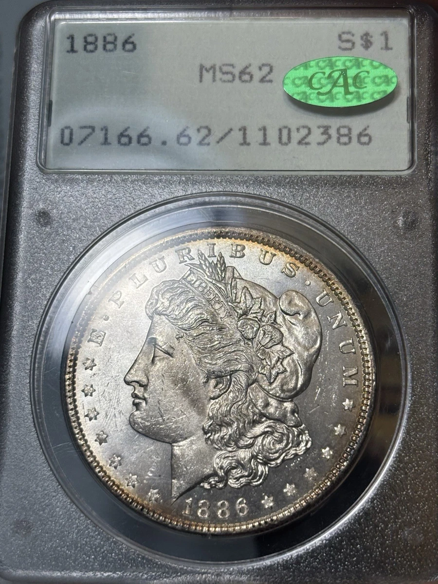 MS 62 Graded 1886 Year Morgan US Dollars (1878-1921) for sale | eBay