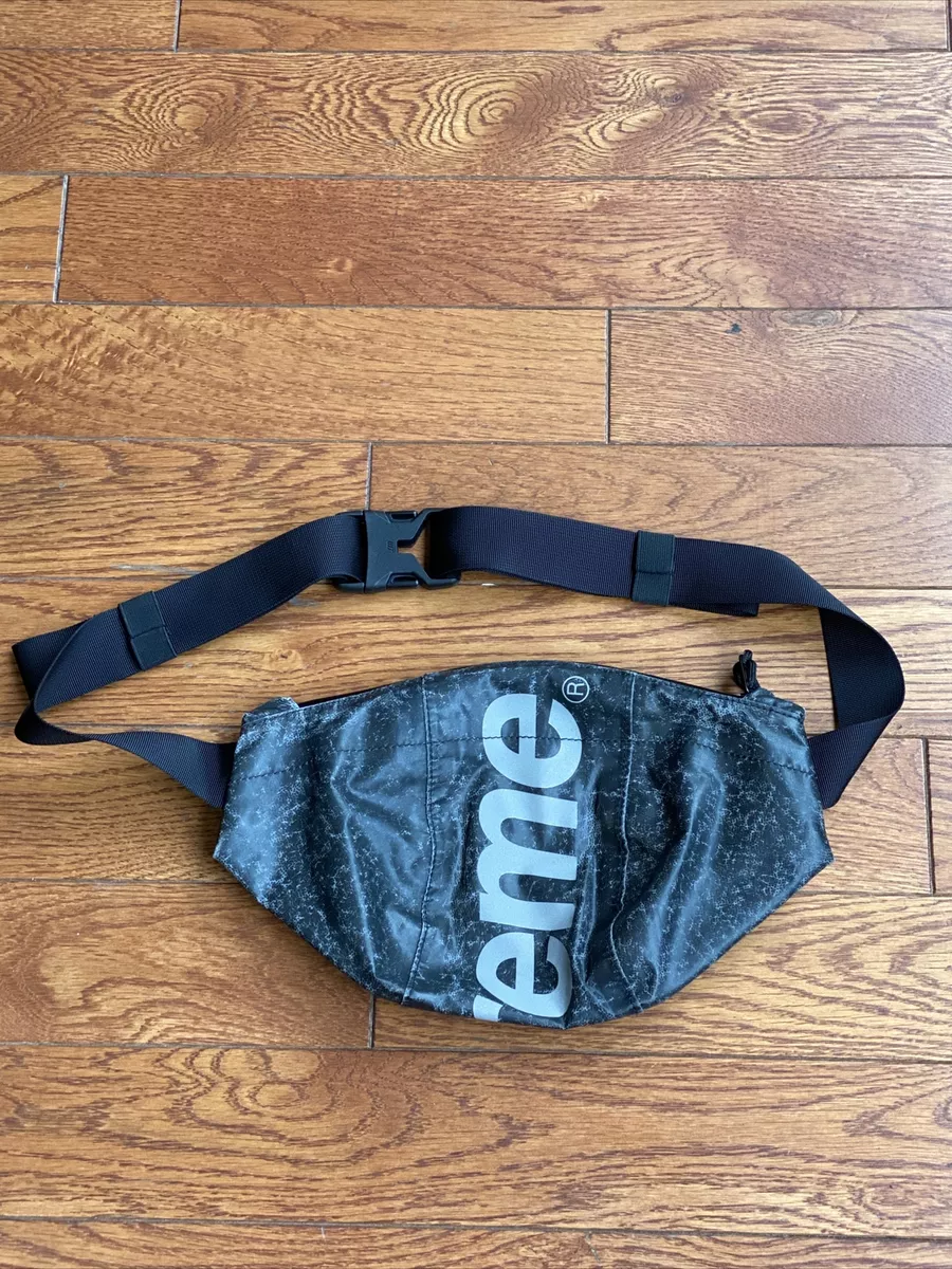 Supreme Waist Bag - Black, Worn—wear and slight