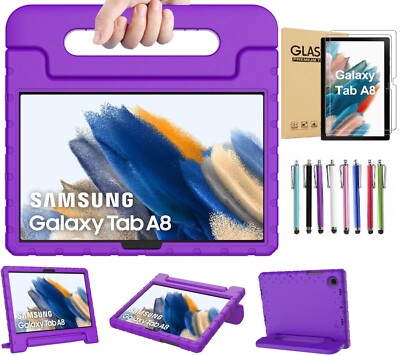 Kids Case for Samsung Galaxy Tab A8 10.5'' 2022 Shockproof EVA Handle Stand Cover