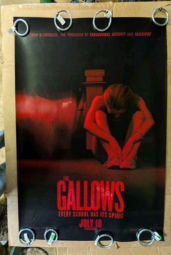 THE GALLOWS "B" vg 27x40 ORIGINAL D/S MOVIE POSTER
