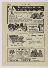 1916 Waterloo Gasoline Engine Co Ad: Kerosene Engine, Tractor, Milker, Separator