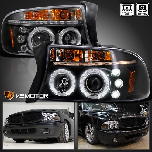 Durango LED Halo Projector Headlights 