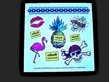 18 Stück temporäres Tattoo - ALAAF,Flamingo,Pirat , Ananas etc. Radio Euskirchen