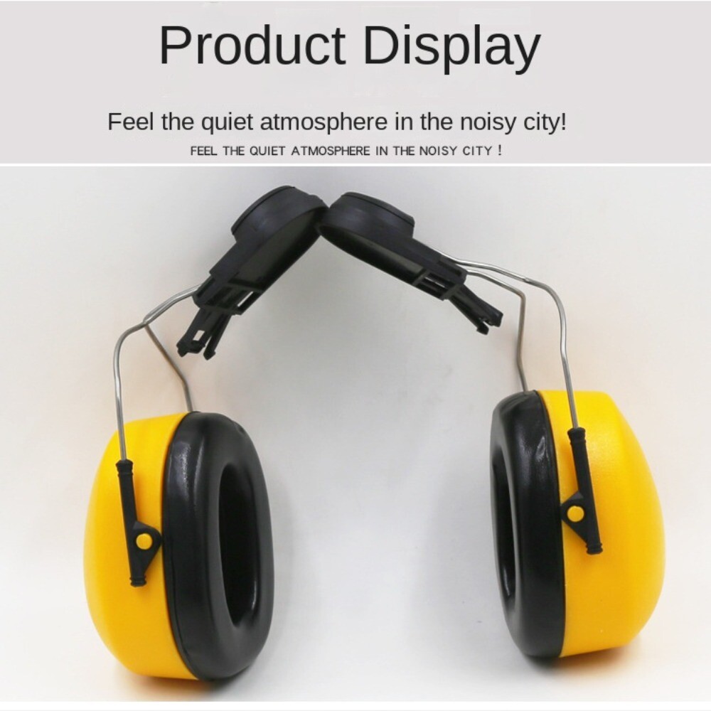 1pair Soundproof Industrial Ear Protectors Safety Hearing Protector