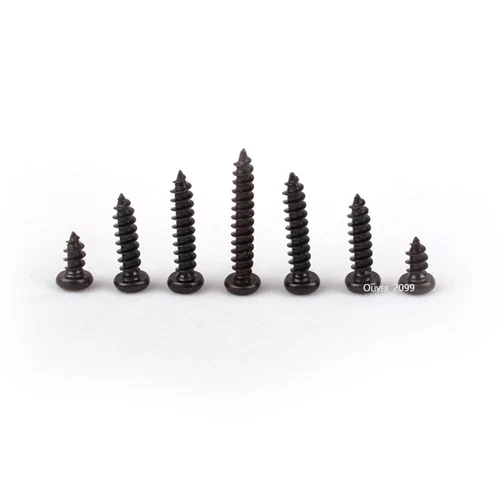 M2 M2.3 M2.5 M3 M4 Black Steel Phillips Pan Head Self Tapping Screws Sheet Metal - Afbeelding 10 van 11