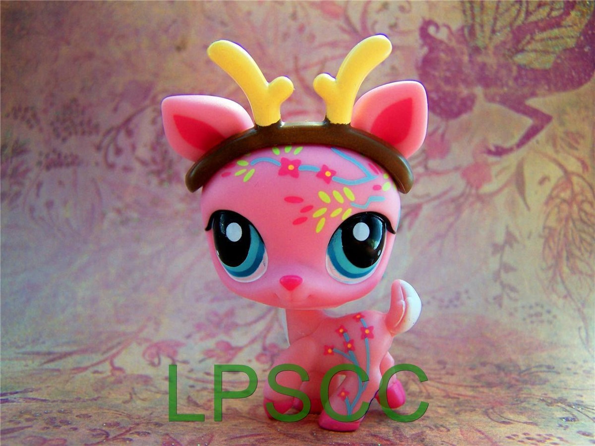 Lot De Figurines Littlest Pet Shop Vintage - Cerf 1413, Boxer 760, Lapin 1440, Chat 777...