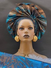 Adejoke African Headtie Auto Gele, Headgear.