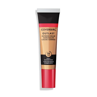 NEW 2 PK Covergirl Outlast Extreme Wear 24HR Concealer Multiple Shades 0.30 Oz.
