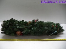 Costway 9' Pre-Lit Artificial Christmas Garland Red Berries P/N CM22798