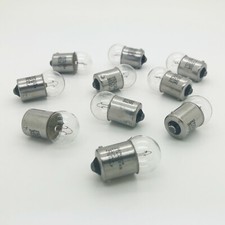 Image of 10 x 244 6v 10w BA15S 6 Volt Motorbike Motorcycle Scooter Classic Car Bulbs