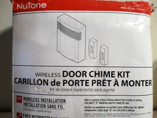 NuTone LA522WH Wireless Door Chime Kit with 1 Pushbutton