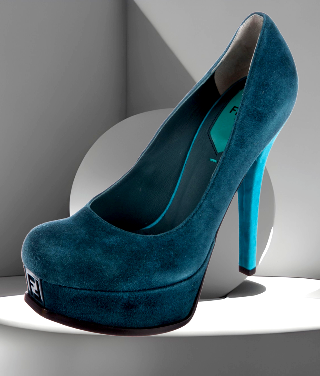 FENDI Fendista Logo-toe Platform Pump Black - Etsy Fendi Platform Pump. main image 1