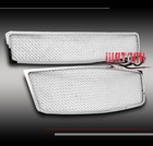 09-11 CHEVY AVEO5 HATCHBACK UPPER+BUMPER STAINLESS STEEL MESH GRILLE CHROME 2PCS