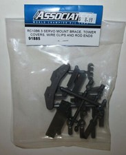 Team Associated RC10B6.3 Servo Mount Brace, Tower Covers, Rod Ends 91885