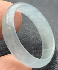 Video Certified Blue Water A Jadeite Jade Round Circle Ring NO. 9  418874