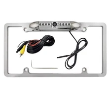 License Plate Frame Mount Rear View Backup Camera for SANPTENT Universal Car