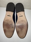 Lauren by Ralph Lauren Oxfords Blue suede dress shoes size 7.5 Preppy — photo 3