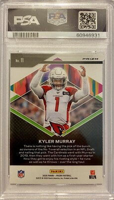 2020 Kyler Murray Arizona Cardinals NFL Panini Prizm Green HYPE