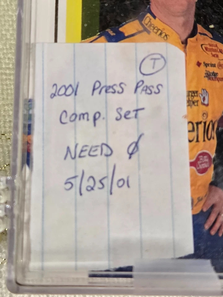 2001 Press Pass Premium Racing Silver Complete Set 1 - 81 - Image 2 of 4