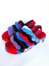 NEW Size 6 UGG Fluff Yeah Sandals Shoes Slipper Slides Furry Sheepskin Comfy