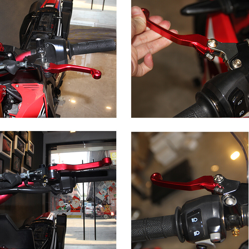 Red Pivot Brake Clutch Levers For HONDA HONDA CRF125F 20142024 CRF