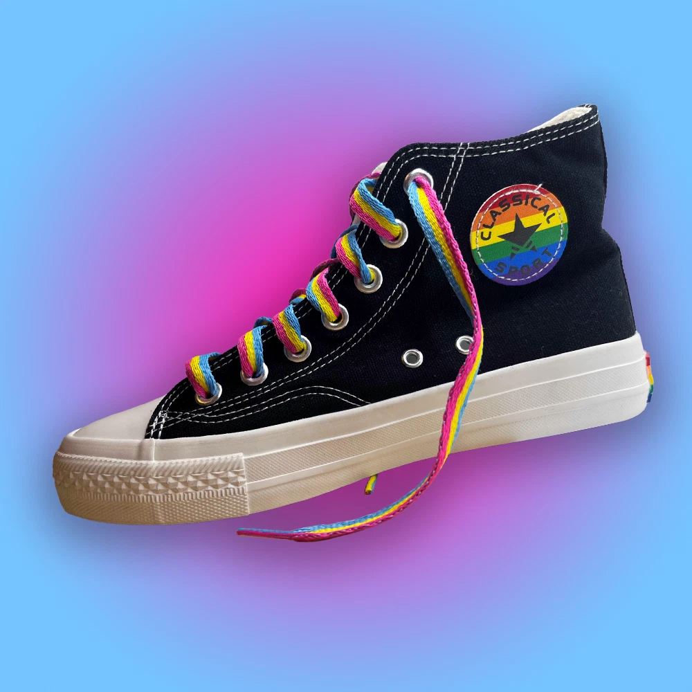 Converse top pride laces