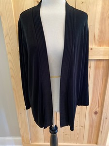 black long sleeve cardigan