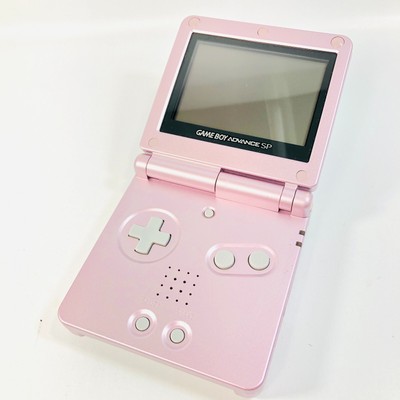 EX+++] Nintendo Gameboy Advance SP GBA Pearl Pink AGS-001 Console 