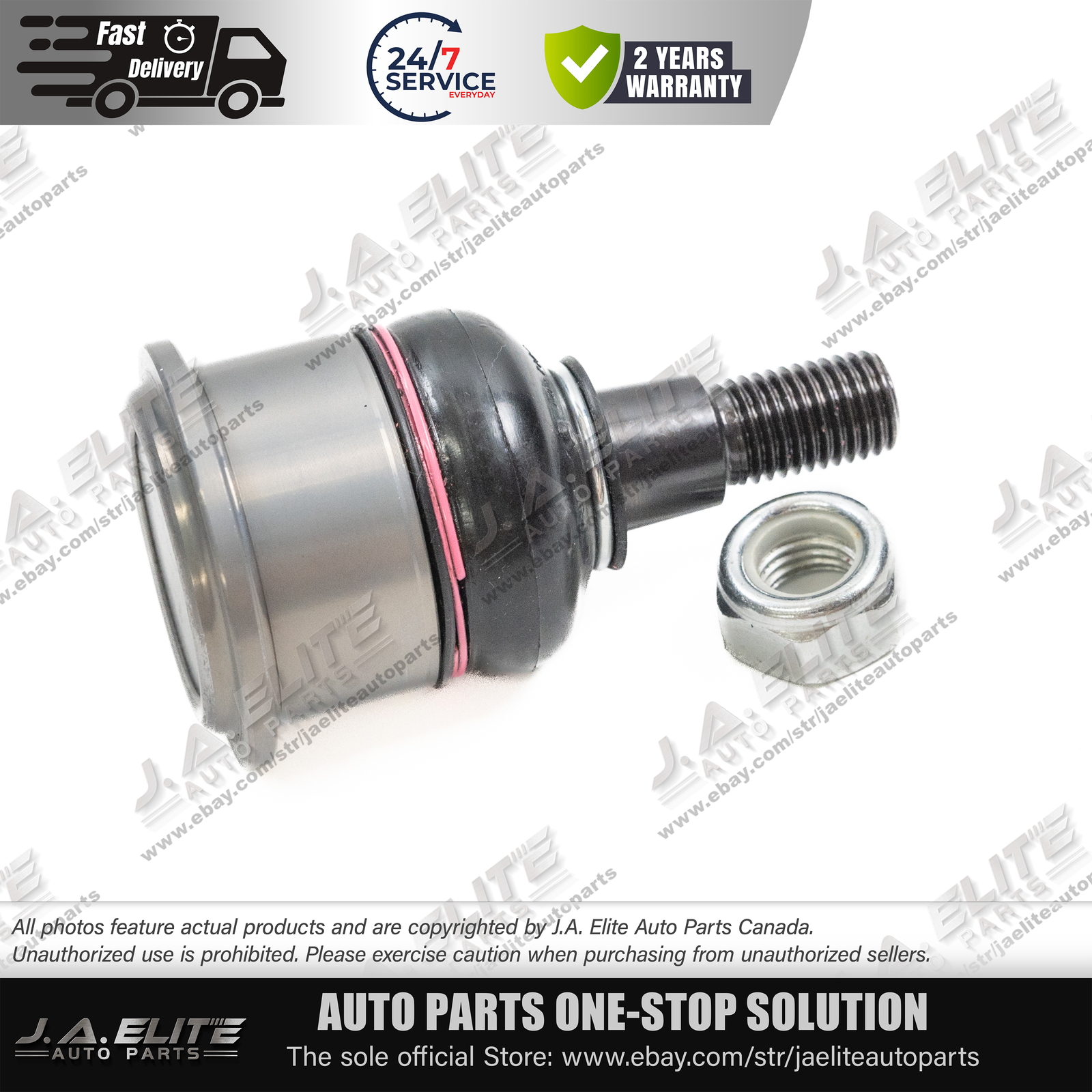 Front Upper Control Arm Ball Joint for Bentley Arnage, Rolls Royce Silver Seraph