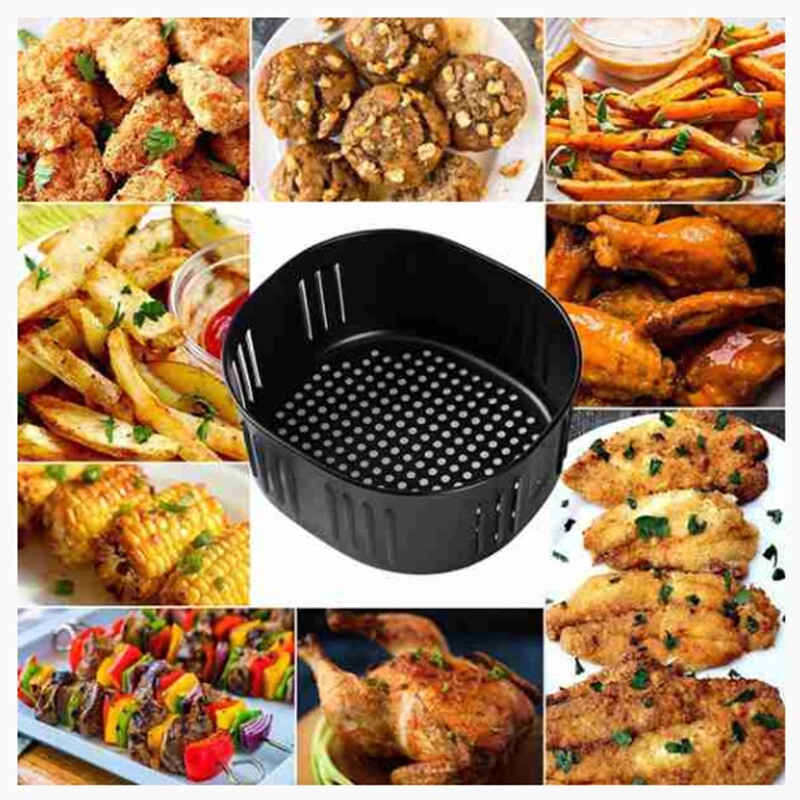 5X(Air Fryer Replacement Basket for XL DASH Cozyna 5.5Qt Air Fryer