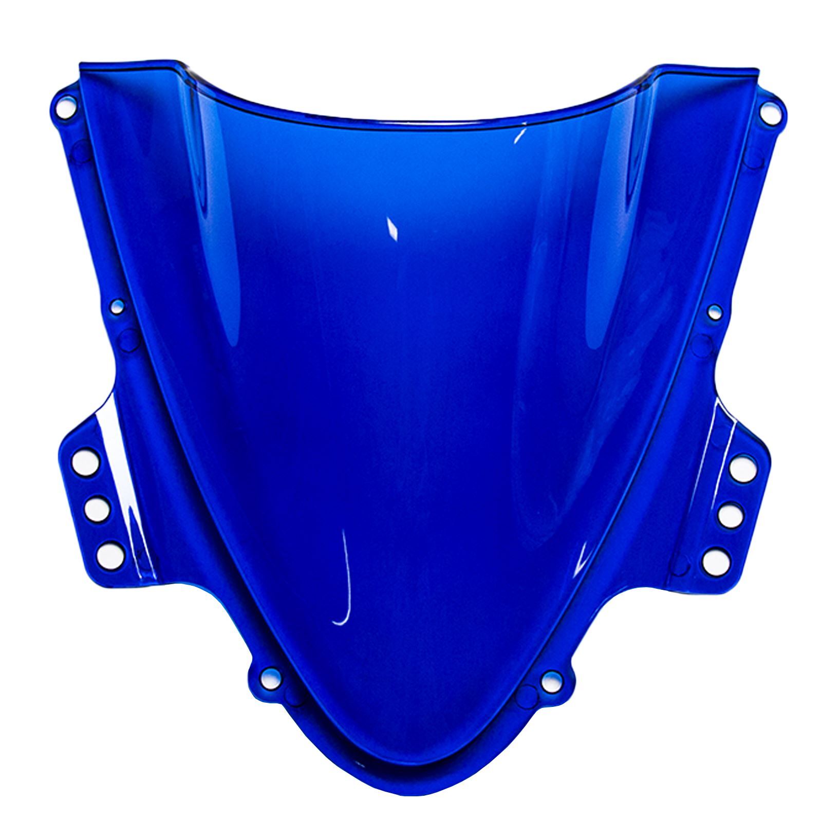 MPW Double Bubble Windshield Screen Blue for Suzuki GSX-R 1000 05-06
