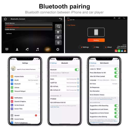 "Carplay de 10,33"" para Toyota 4runner 2009-2021 radio de coche estéreo Android12 GPS 4+64G" - Imagen 17 de 18