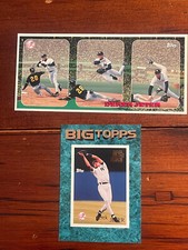DEREK JETER Rare 1996 Topps Tri Panel SP NNO + Jeter Big Topps New York Yankees