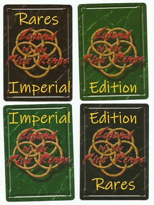 Rare Imperial Edition IE ImE L5R CCG Legend of the Five Rings Clan Wars