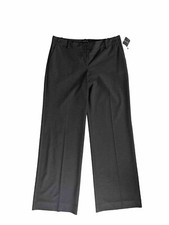 The Limited Luxe Cassidy Dress Pants Size 10 Dark Grey NWT Flat Front