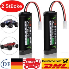7,2V 5000mAh NI-MH Akku Battery Batterie mit Tamiya Stecker für RC Auto Boot 1/2