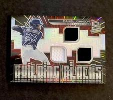 DANIEL JOHNSON 2021 SPECTRA  HYPER PRIZM BUILDING BLOCKS TRIPLE JERSEY /75