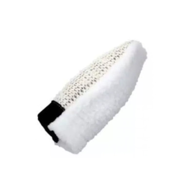 Roma Sisal Pflegehandschuh mit Fleecerücken