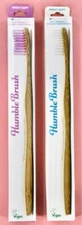 Lot of 2 The Humble Co. Vegan-Friendly Bamboo Tooth Brush Soft Adult Pink White