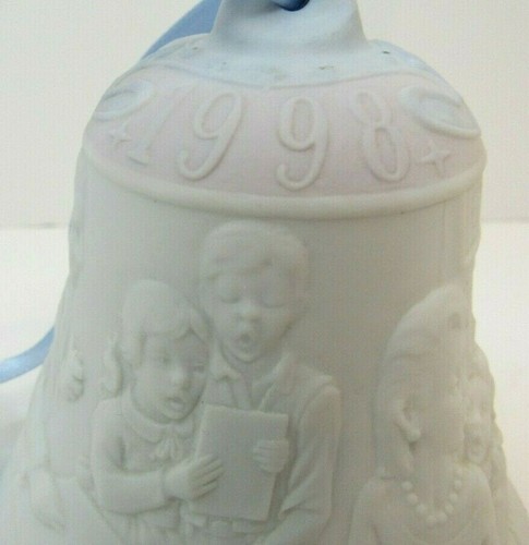 LLADRO 1998 Campana de Navidad Adorno Familia Cantando por Árbol Piano Chimenea - Imagen 2 de 7