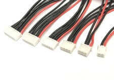 RC LiPO Balance Charge Cable ST-XH Silicone 10cm wire plug 1S 2 3 4 5 6S 6pcs