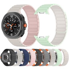 Soft Silicone Magnetic Sport Strap For Galaxy Watch 8 40mm 44mm/8 Classic 46mm